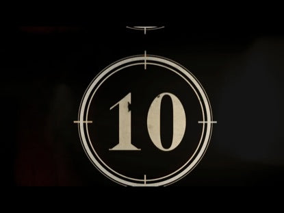 Film Countdown Clock 10 Seconds