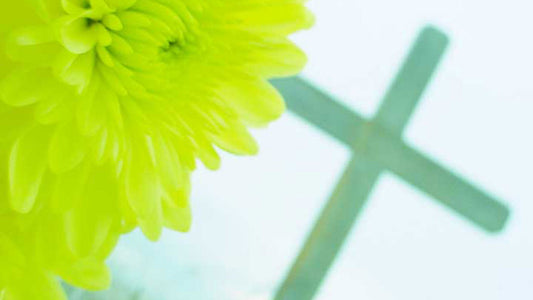 Yellow Flower Cross