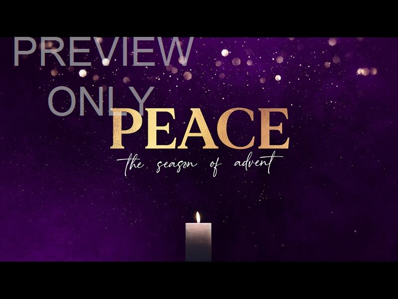 Advent Shimmer Peace Still