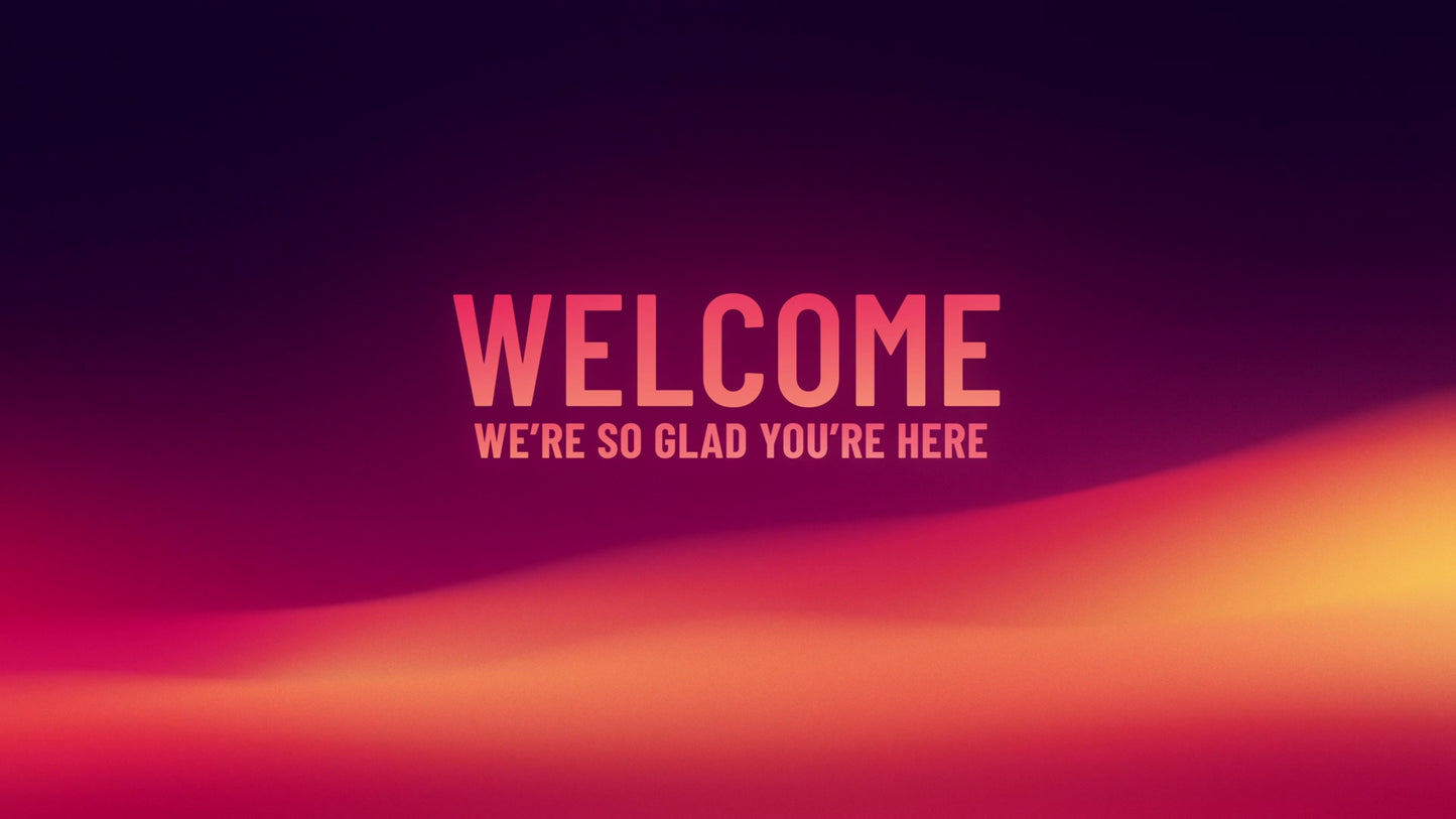 Gradient Waves Welcome