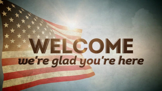 The American Flag Welcome