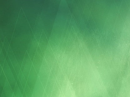 Watercolor Triangles Green