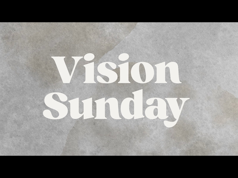 Clean Slate Vision Sunday