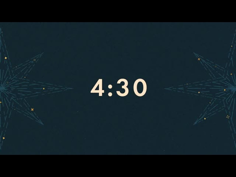 Light Lines Christmas Stars Countdown