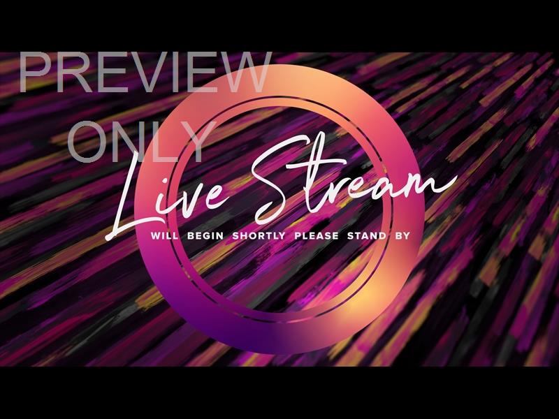 Maundy Thursday Color Brush Live Stream Still
