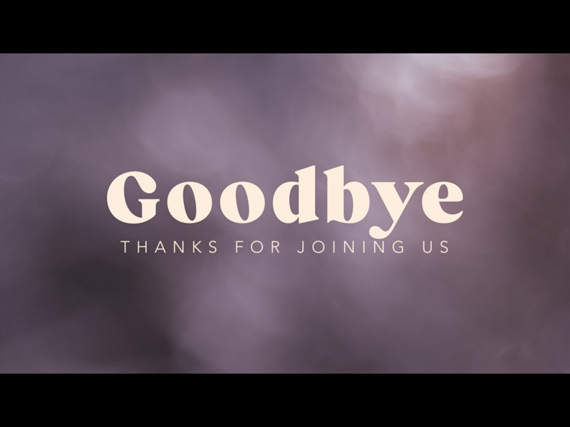 Be Still Goodbye