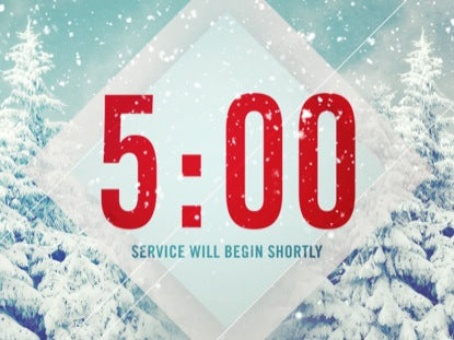 Snow Scene Countdown