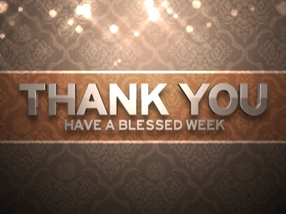 Particle Pattern Thank You