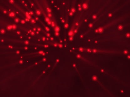 Red Dancing Particles