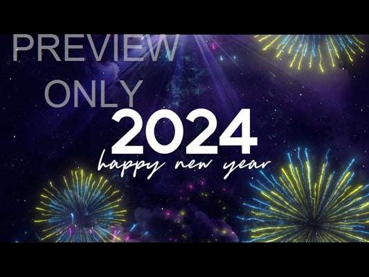 Celebration Sky 2024 Happy New Year