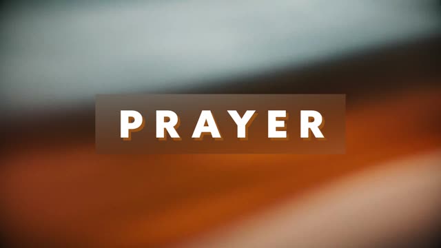 Glass Bokeh Prayer