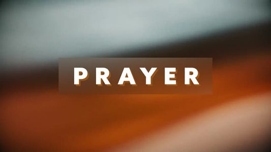 Glass Bokeh Prayer