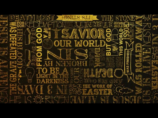 Handwritten Easter Gold