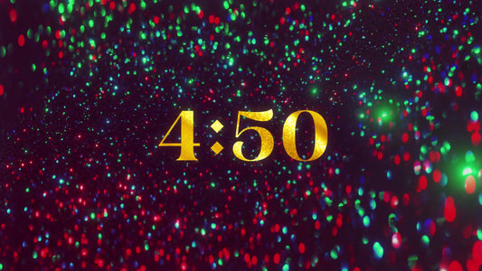 Glitter Echoes 5 Min Countdown Gold