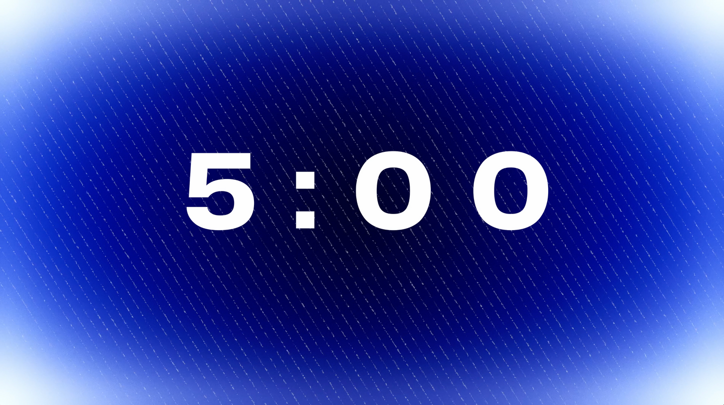 Textured Gradient Countdown