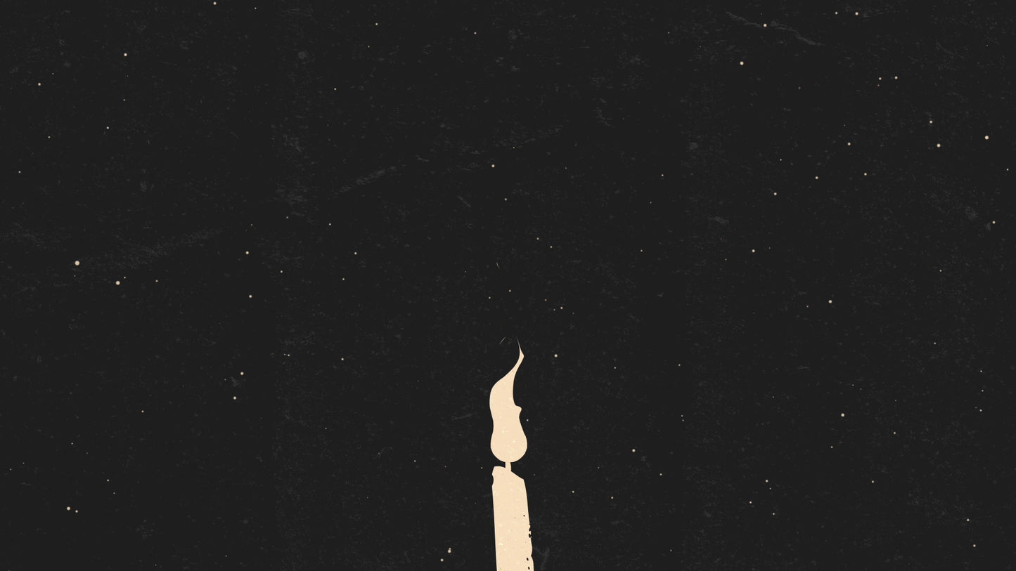 Modern Advent Stars And Candle 01