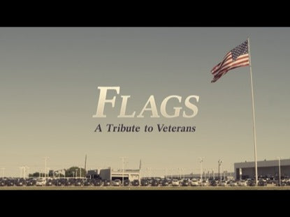 Flags A Tribute To Veterans