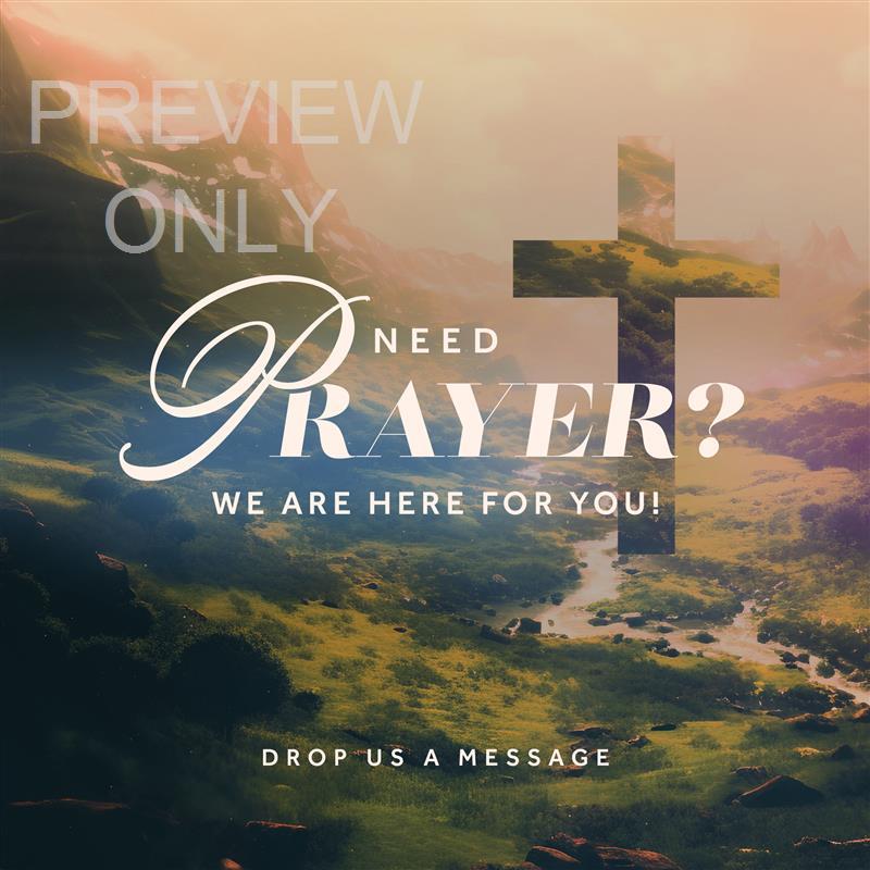 Need Prayer Radiant Cross