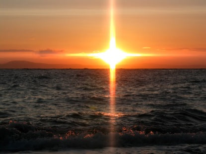 Cross In The Sunset