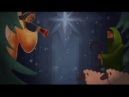 Bright Nativity Shepherds