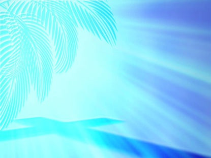 Palm Cross Blue