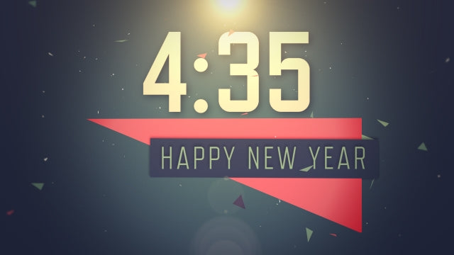 New Years Confetti Countdown