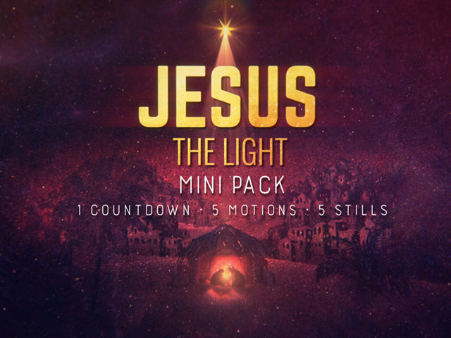 Jesus, The Light Mini Pack