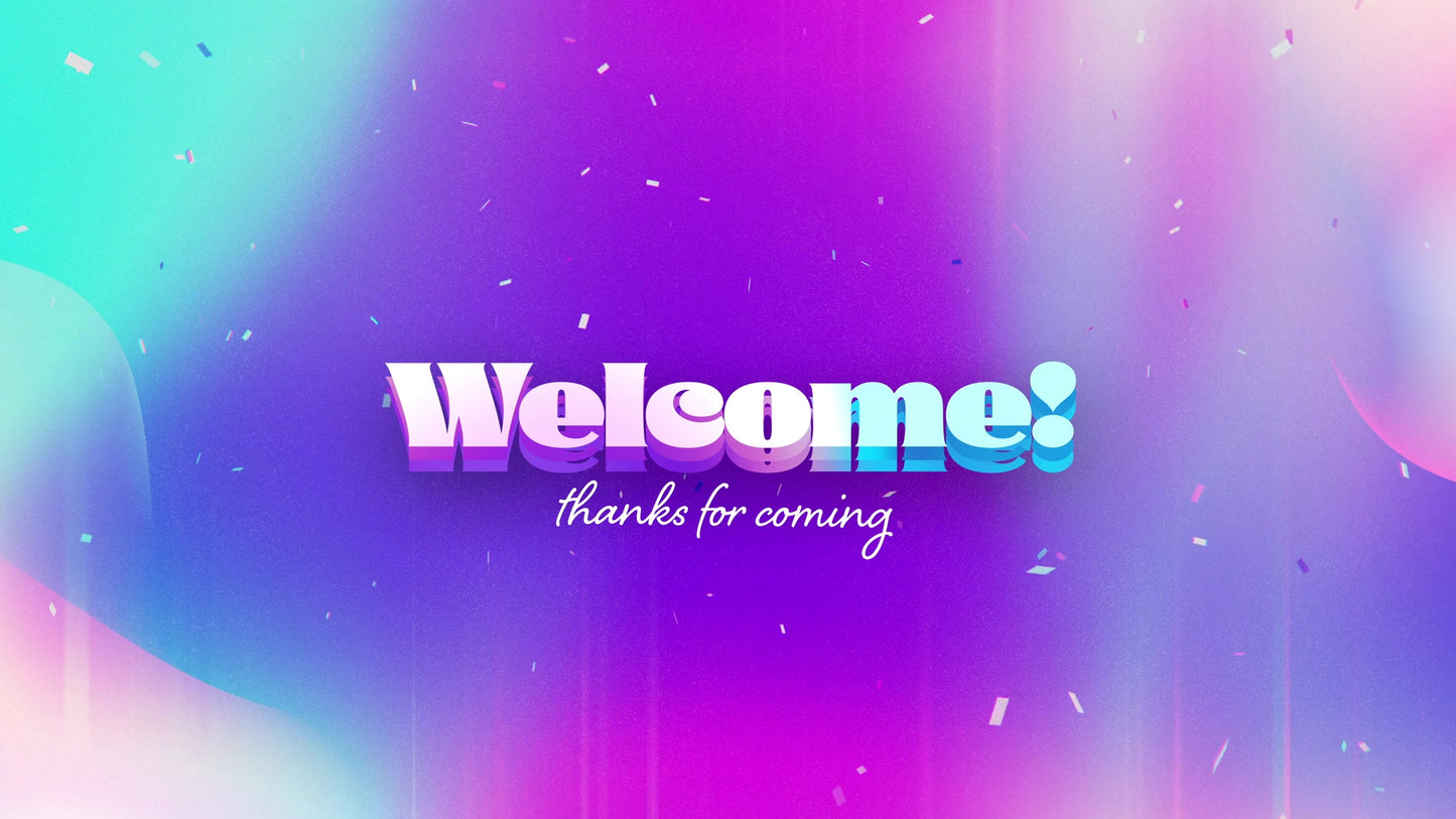 Superbright Celebration Welcome Still