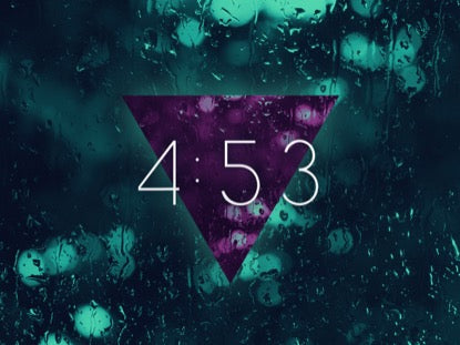 Rainy Triangle Countdown