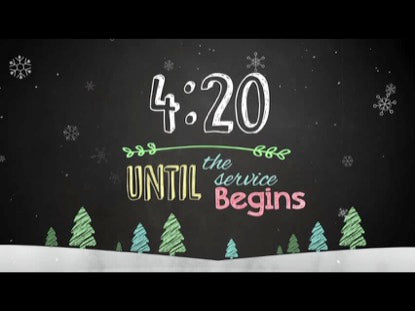 Christmas Chalk Kids Countdown