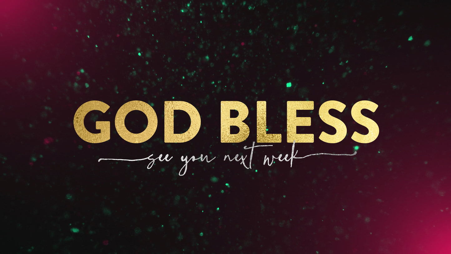 Christmas Glitter Closing Still