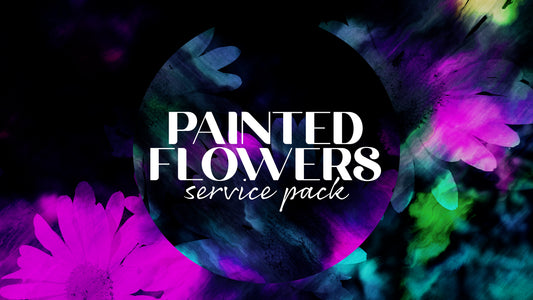 Painted Flowers Service Pack