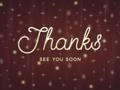 Twinkling Christmas Thanks