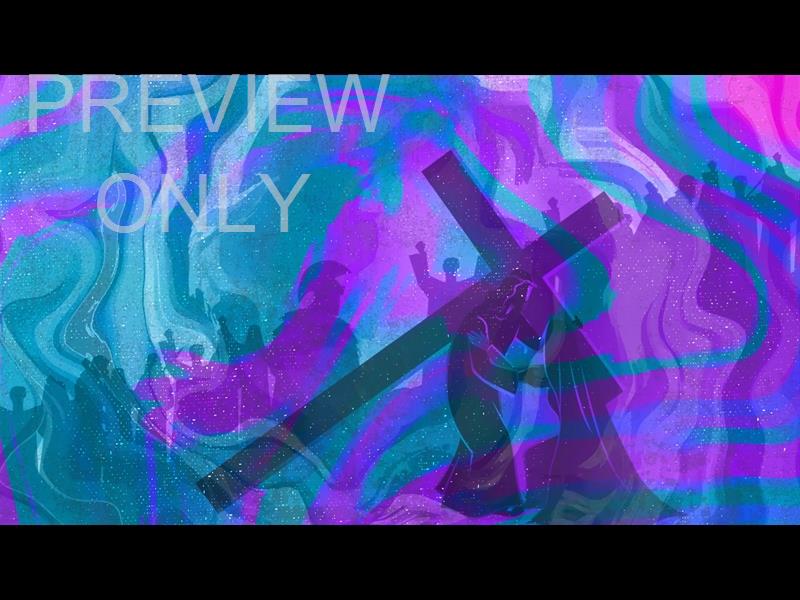 Biblical Brushes: Easter Still Background 5