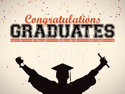 Graduation Confetti Congrats