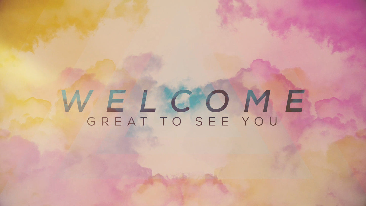 Colorful Spring Clouds Welcome