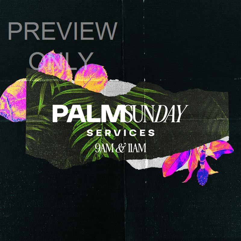 Palm Sunday Social Graphics Services 1
