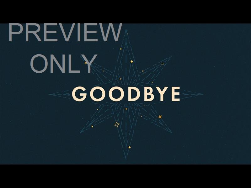 Light Lines Christmas Goodbye Still