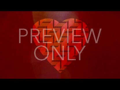 Film Grain Hearts - Background Still One