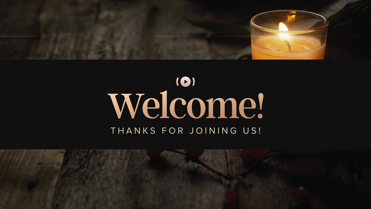 Cozy Advent Welcome Stream Still