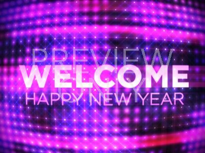 New Years Ball Welcome Still