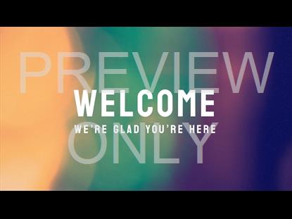 Color Wash Welcome Subtitle