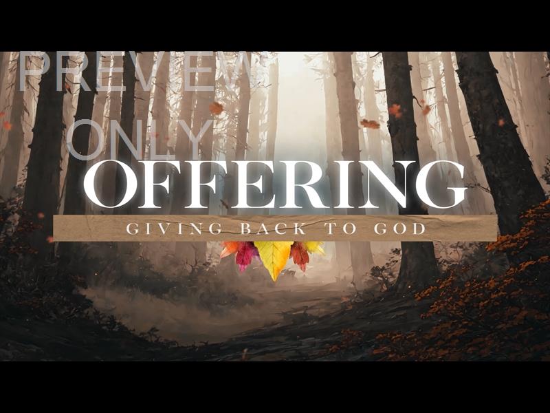 Thankful Autumn Offering Still