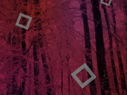Pink Forest Grey Squares