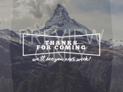 Single Mountain Goodbye