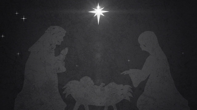 Vintage Christmas Eve Manger 01