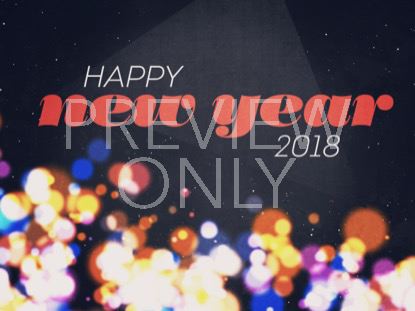 New Space Happy New Year 2018 Still