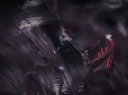 Sculpted Glass Bw Red