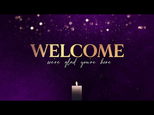 Advent Shimmer Welcome
