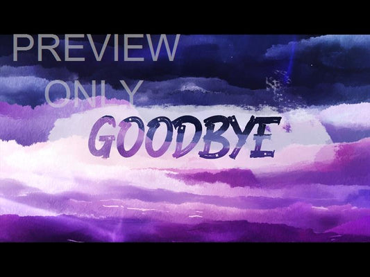 Watercolor Canvas Closing Still